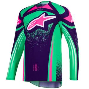 Alpinestars Techstar Nomur motokrossitrikoo tumelilla-roosa-roosa-roosa-roosa