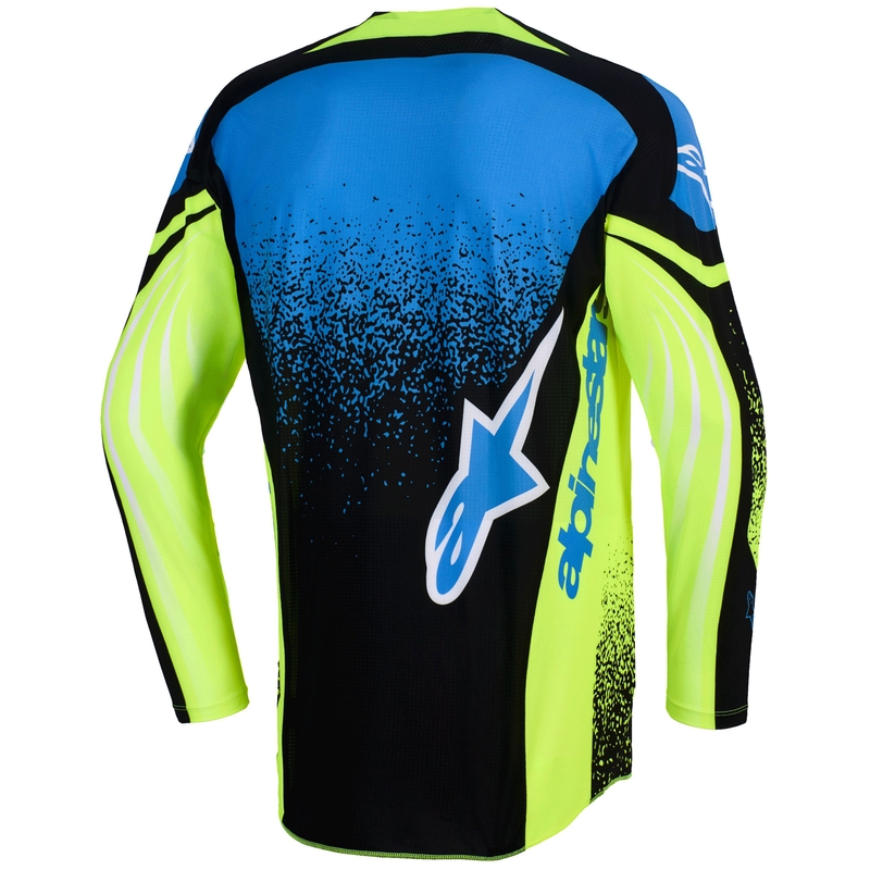 Alpinestars Techstar Nomur motokrossitrikoo tumesinine-fluo kollane-sinine