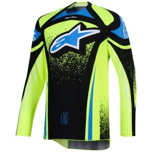 Alpinestars Techstar Nomur motokrossitrikoo tumesinine-fluo kollane-sinine