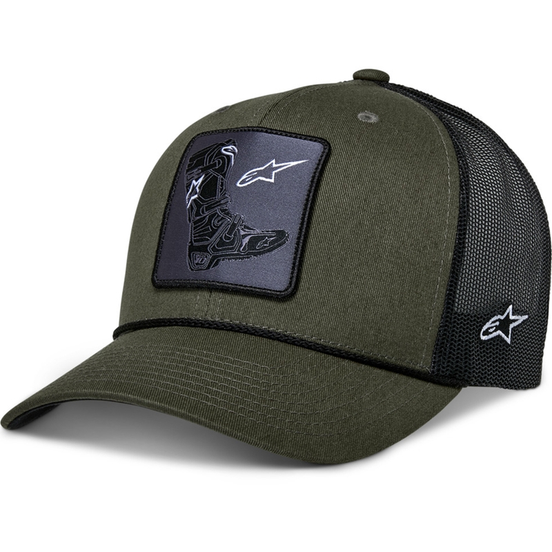 Alpinestars saapamüts rohelise-mustaga
