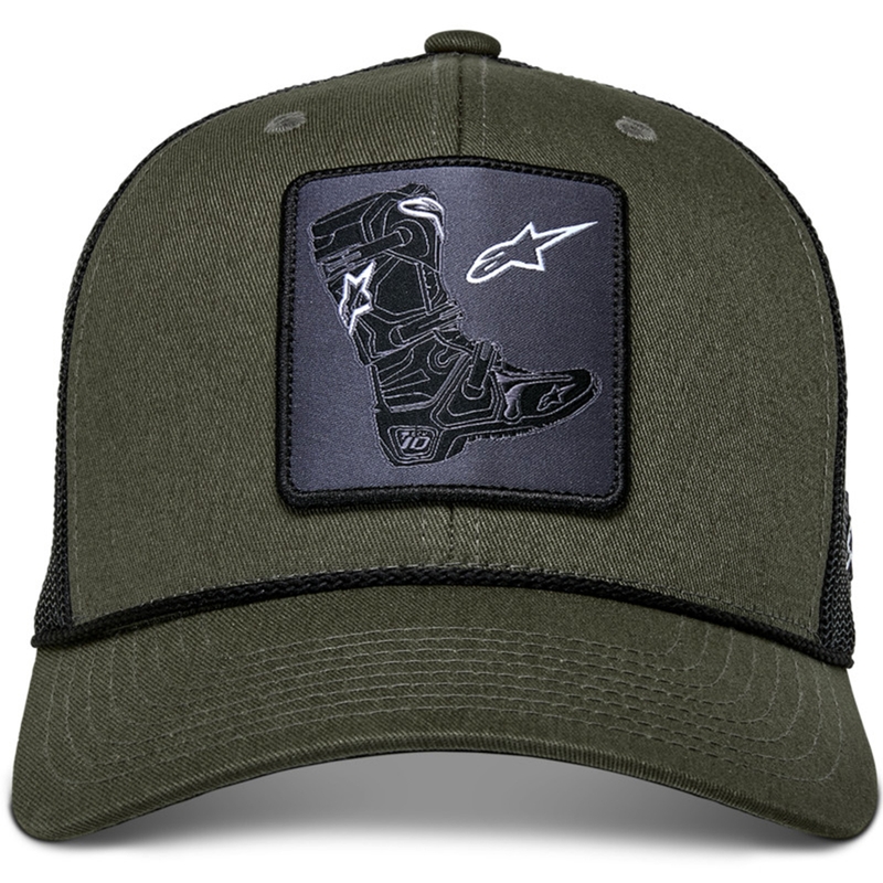 Alpinestars saapamüts rohelise-mustaga
