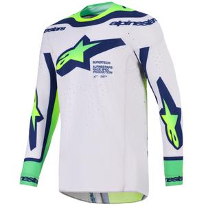 Alpinestars Supertech Vista helehall-fluo-kollane-roheline-sinine-roosa motokrossitrikoo