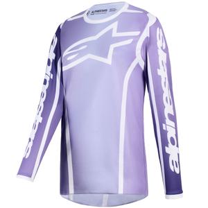 Alpinestars Stella Fluid Apex naiste motokrossitrikoo lilla ja valge