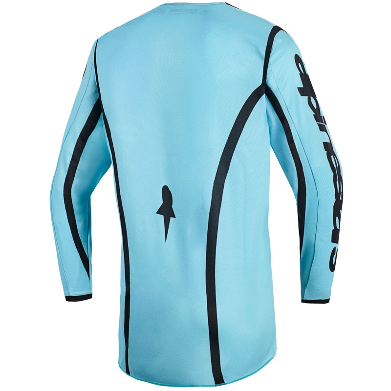 Alpinestars Stella Fluid Apex naiste motokrossitrikoo türkiissinine ja must