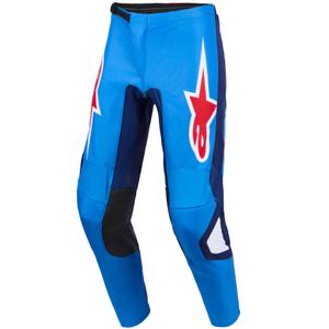 Alpinestars Fluid Grid Motokross püksid Sinine Punane Valge