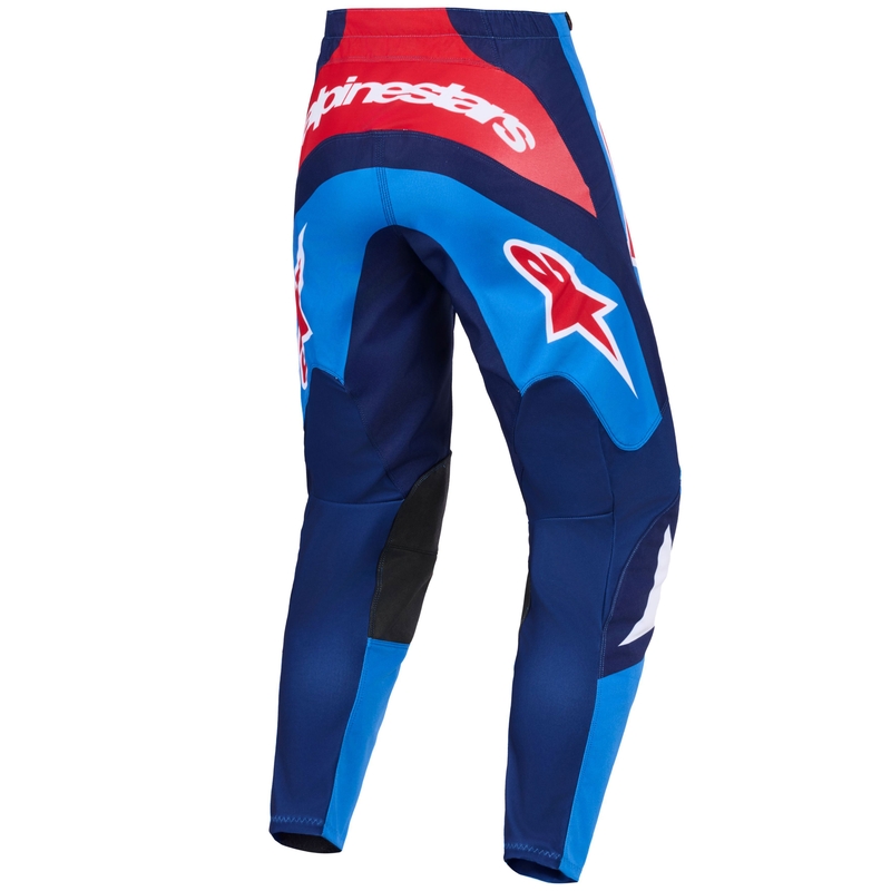 Alpinestars Fluid Grid Motokross püksid Sinine Punane Valge