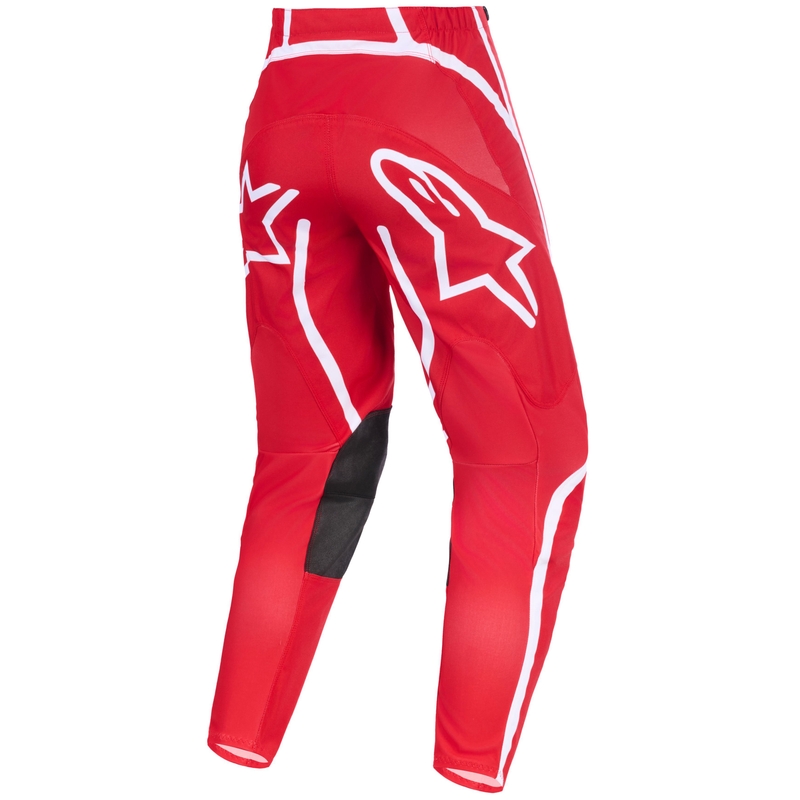 Alpinestars Fluid Apex motokrossipüksid Punased ja valged