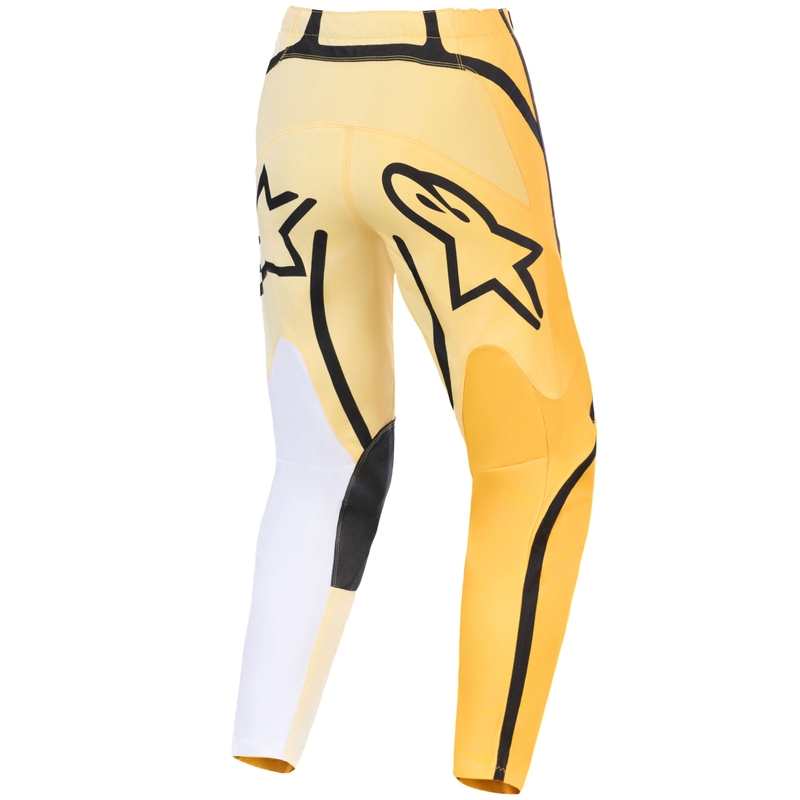 Alpinestars Fluid Apex motokrossipüksid kollane ja must