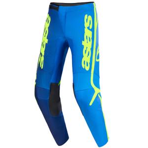 Alpinestars Fluid Apex motokrossipüksid sini-fluo kollane