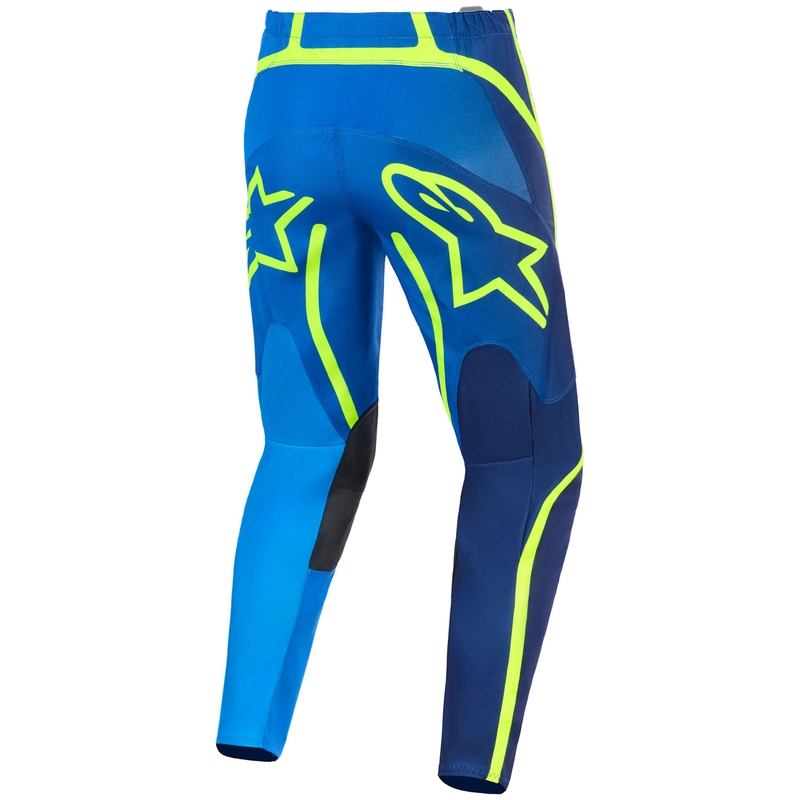 Alpinestars Fluid Apex motokrossipüksid sini-fluo kollane