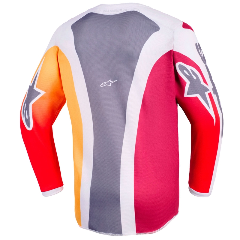 Alpinestars Fluid Portl Red-Orange-Hall laste motokrossitrikoo