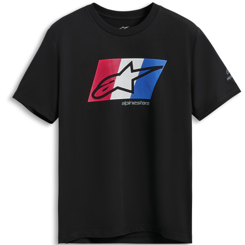T-särk Alpinestars Global CSF must-punane-valge-sinine