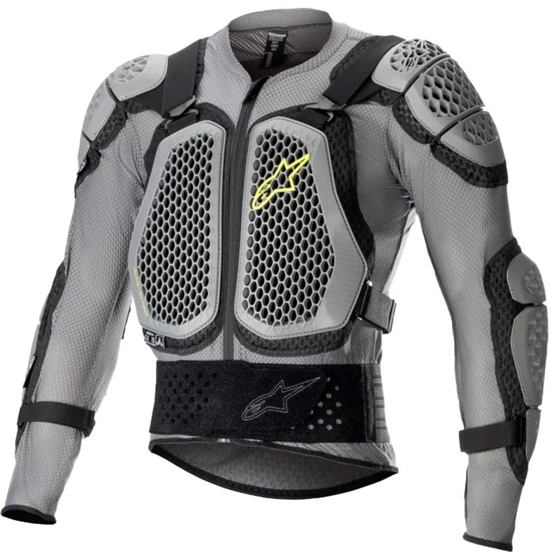 Alpinestars Bionic Action 2 must-hall-fluo kollane kehakaitse