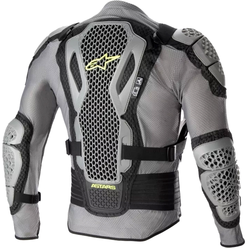 Alpinestars Bionic Action 2 must-hall-fluo kollane kehakaitse