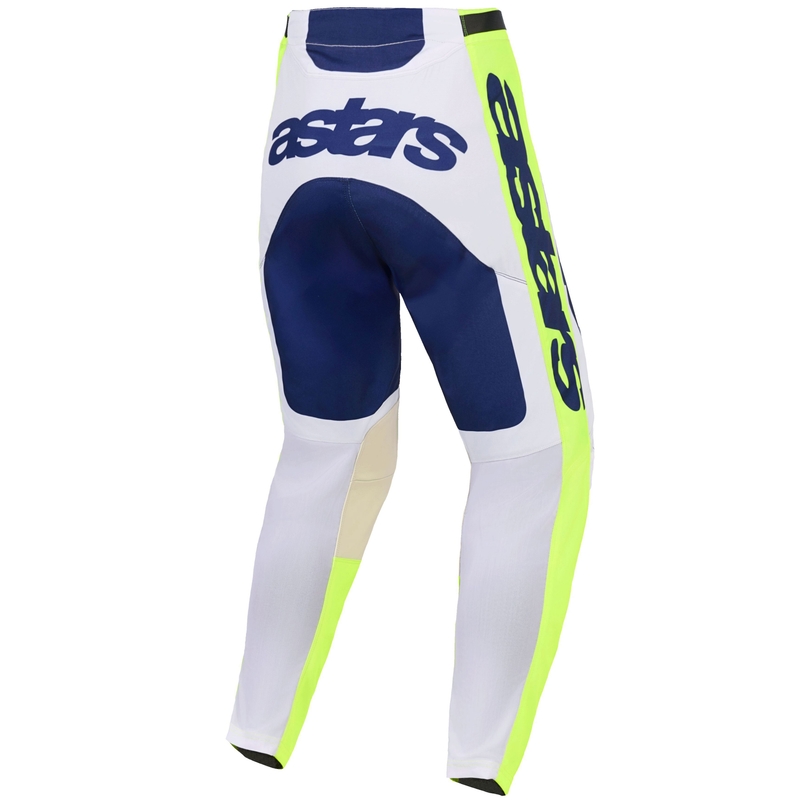 Alpinestars Racer Air Riway motokrossipüksid helehall-fluo kollane-sinine