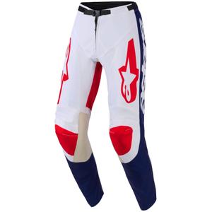 Alpinestars Racer Riway motokrossipüksid valge-sinine-punane