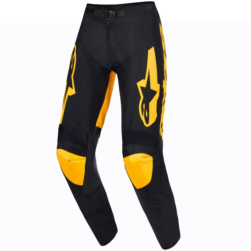 Alpinestars Racer Riway motokrossipüksid kollased ja mustad