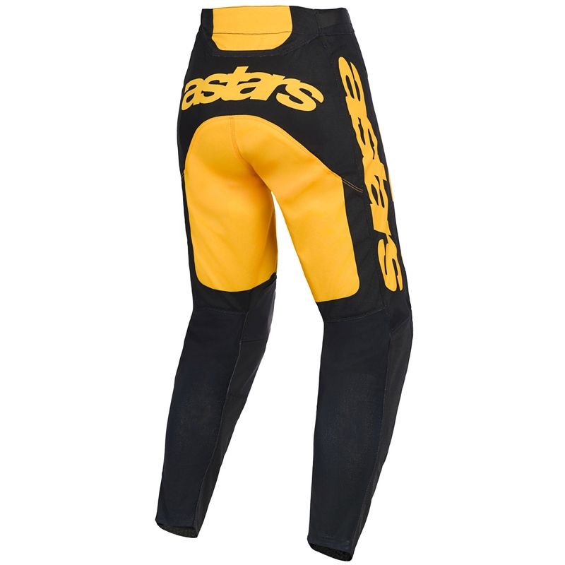 Alpinestars Racer Riway motokrossipüksid kollased ja mustad