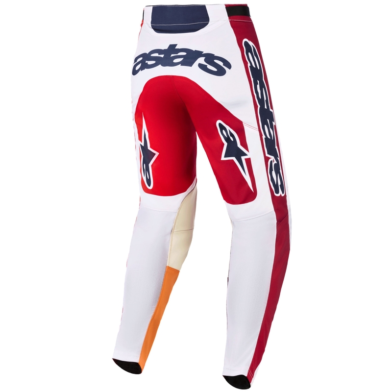 Alpinestars Racer Portl motokrossipüksid punane-oranž-kerge hall