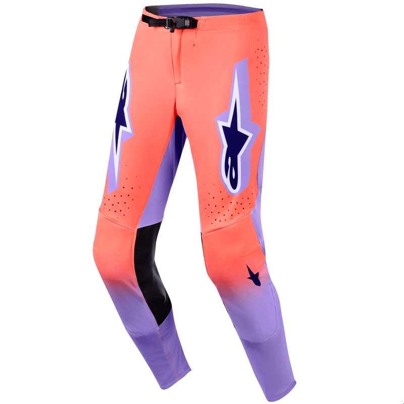 Alpinestars Supertech Scenz motokrossipüksid oranž-korall-lillad