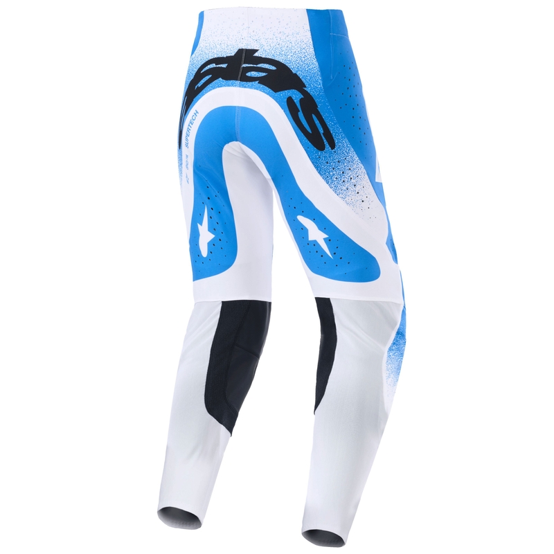 Alpinestars Supertech Scenz motokrossipüksid sinine ja valge