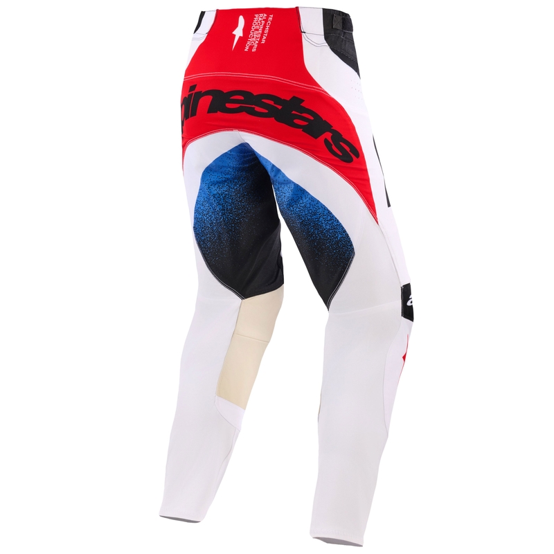 Alpinestars Techstar Knif motokrossipüksid Must-valge-sinine-punane