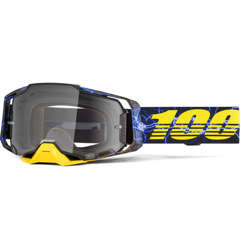 Motokrossiprillid 100% Armega Fury läbipaistva pleksiga