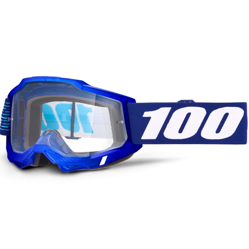 Motokrossiprillid 100% Accuri 2 2028 läbipaistva pleksiga