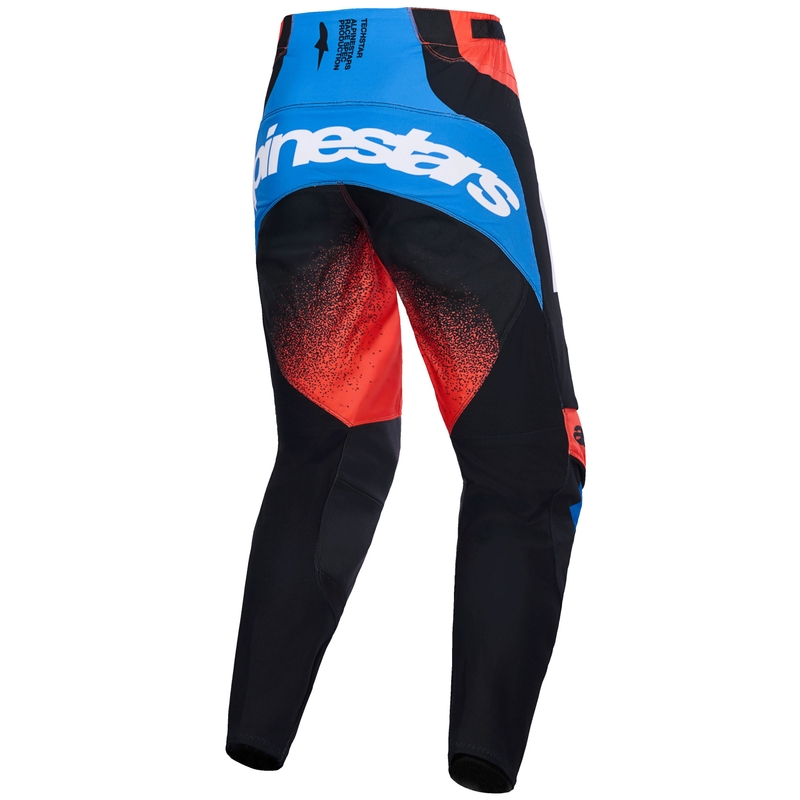 Alpinestars Techstar Knif motokrossipüksid oranž-must-sinine