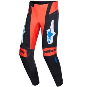 Alpinestars Techstar Knif motokrossipüksid oranž-must-sinine