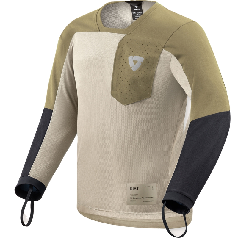Motokrossitrikoo Revit Sierra 2 liiva-roheline
