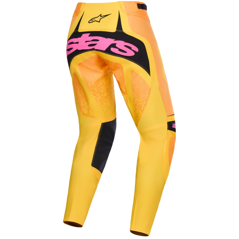 Alpinestars Techstar Nomur motokrossipüksid oranž-kollane-roosa