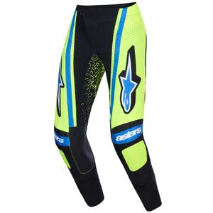 Alpinestars Techstar Nomur motokrossipüksid tumesinine-fluo kollane-sinine