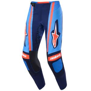 Alpinestars Techstar Nomur motokrossipüksid tumesinine-oranž-sinine