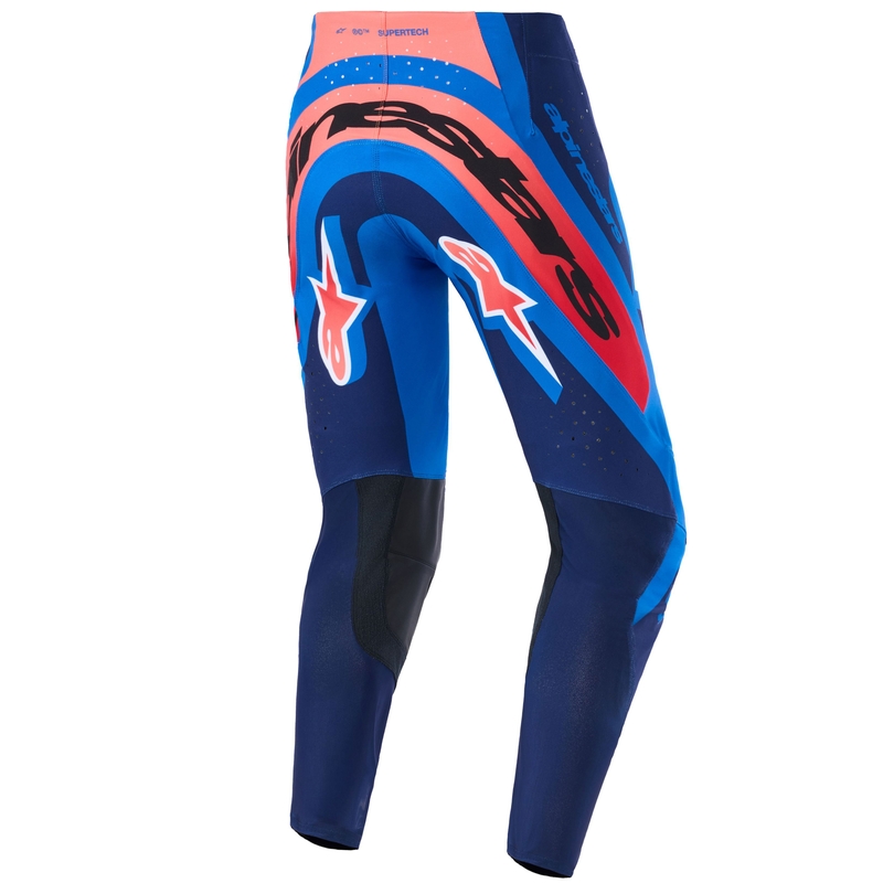 Alpinestars Supertech Vista Motokrossipüksid tumesinine-korall-kobalt