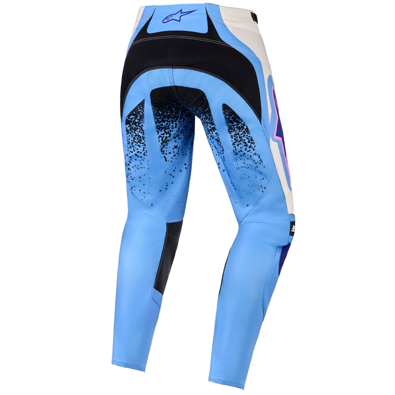 Alpinestars Stella Techstar Nomur naiste motokrossipüksid helesinine-valge valge-must-must-roosa
