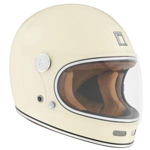 Integreeritud mootorratta kiiver NOX PREMIUM Revenge kreemvalge