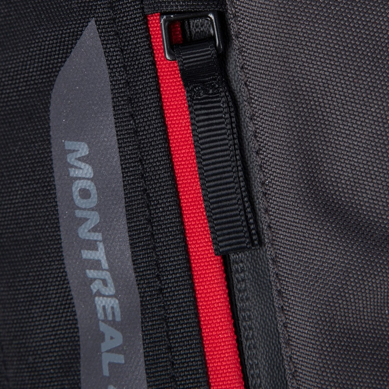 Oxford Montreal 4.0 Dry2Dry™ mootorratta jope must-hall-punane