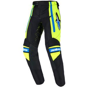 Alpinestars Racer Nomur Kids Motokross püksid tumesinine-fluo kollane-mustad
