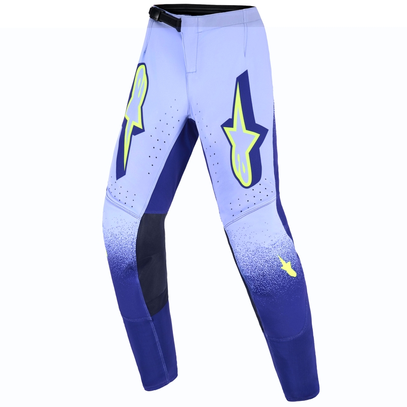 Alpinestars Supertech Scenz laste motokrossipüksid Lilla ja Fluo Kollane
