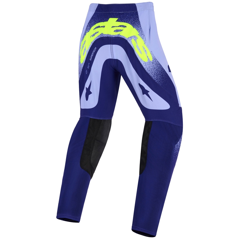 Alpinestars Supertech Scenz laste motokrossipüksid Lilla ja Fluo Kollane