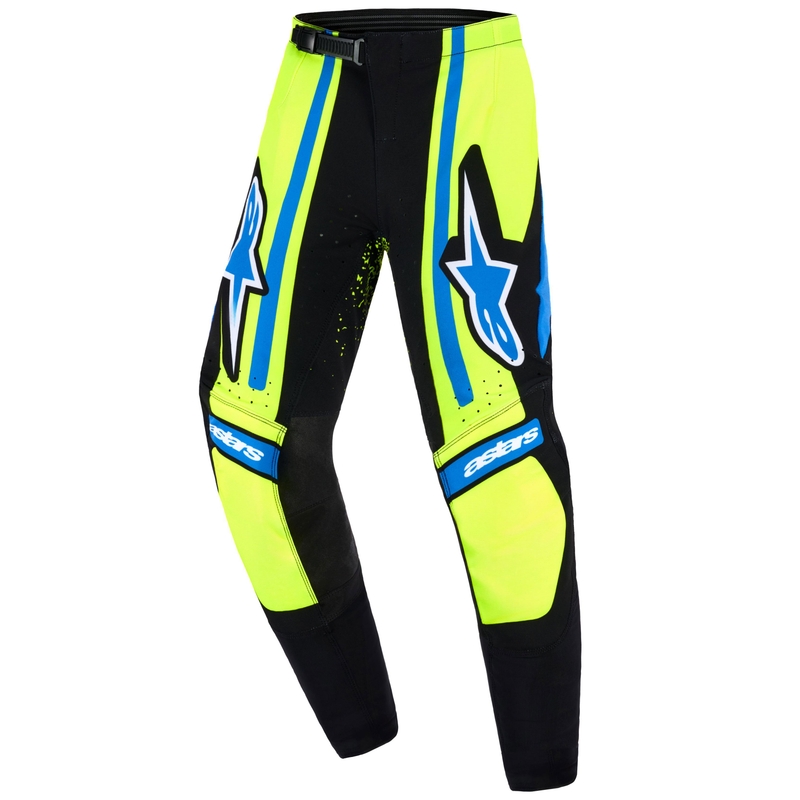 Alpinestars Techstar Nomur Kids motokrossipüksid tumesinine-fluo kollane-sinine