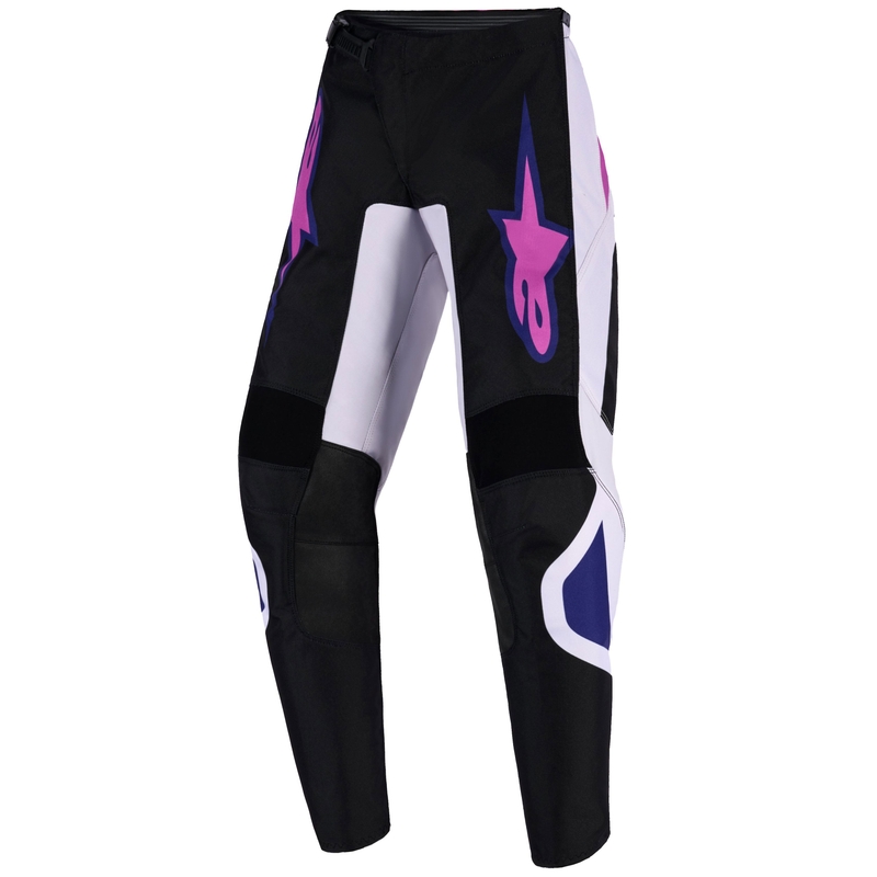 Alpinestars Fluid Grid laste motokrossipüksid Must-hall-lillad mustad ja lillad