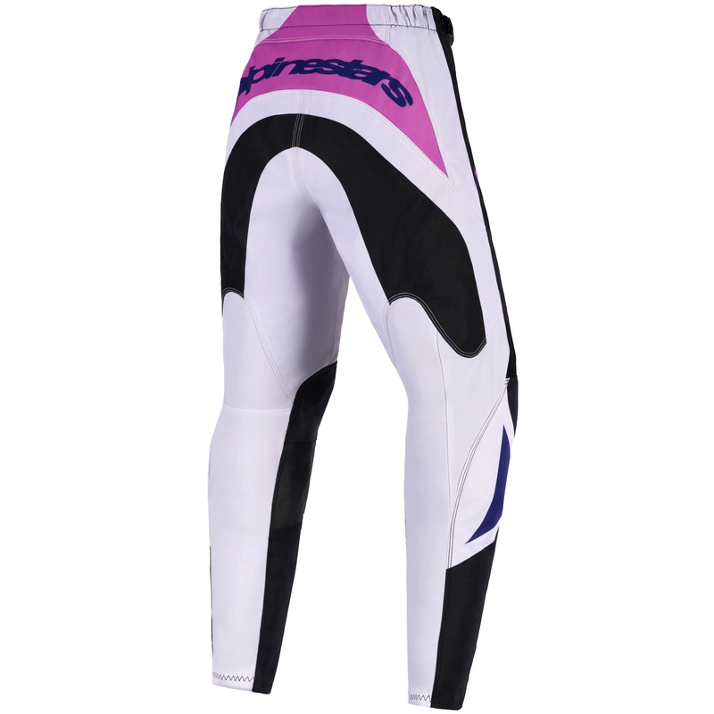 Alpinestars Fluid Grid laste motokrossipüksid Must-hall-lillad mustad ja lillad
