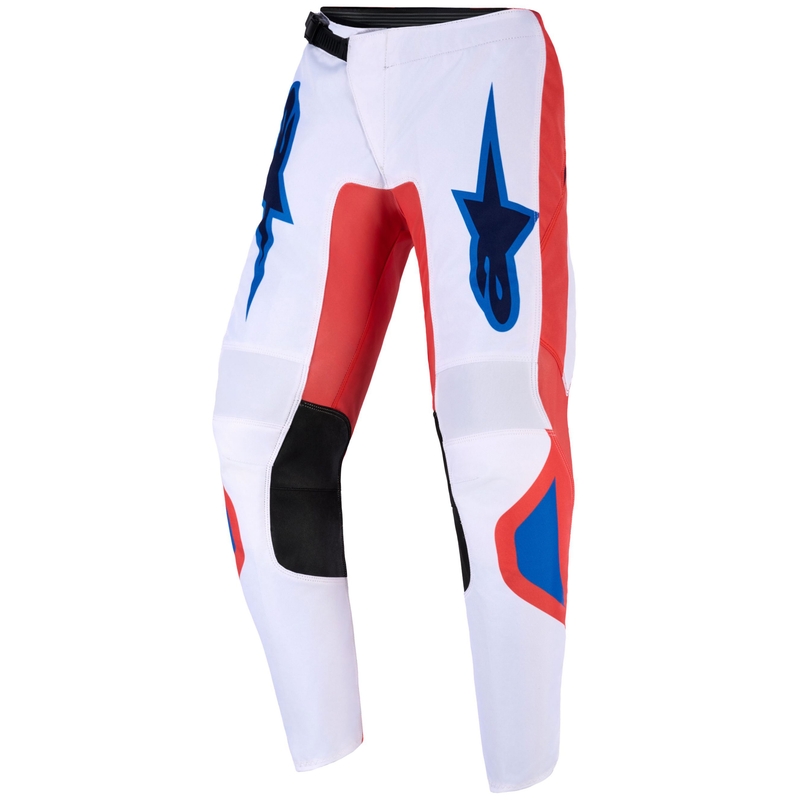 Alpinestars Fluid Grid laste motokrossipüksid oranž ja sinine ja valge