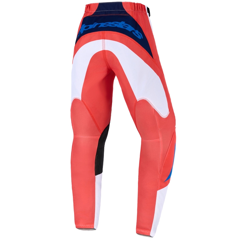 Alpinestars Fluid Grid laste motokrossipüksid oranž ja sinine ja valge
