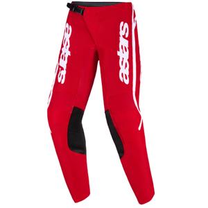 Alpinestars Fluid Apex laste motokrossipüksid Punased ja valged