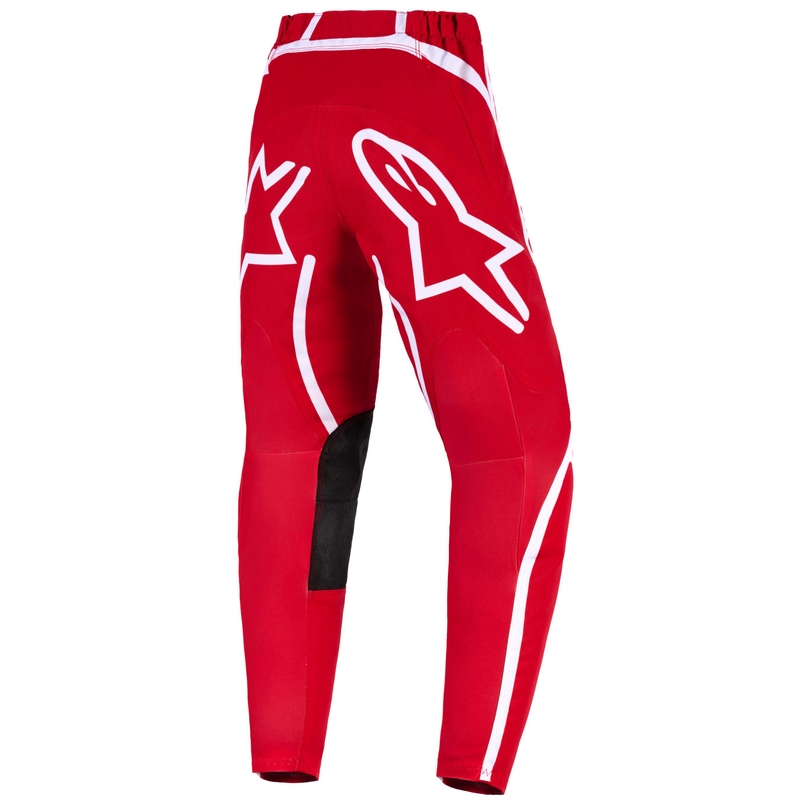 Alpinestars Fluid Apex laste motokrossipüksid Punased ja valged