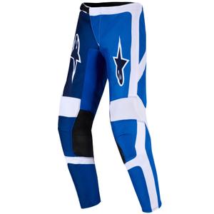 Alpinestars Fluid Portl sini-valged laste motokrossipüksid
