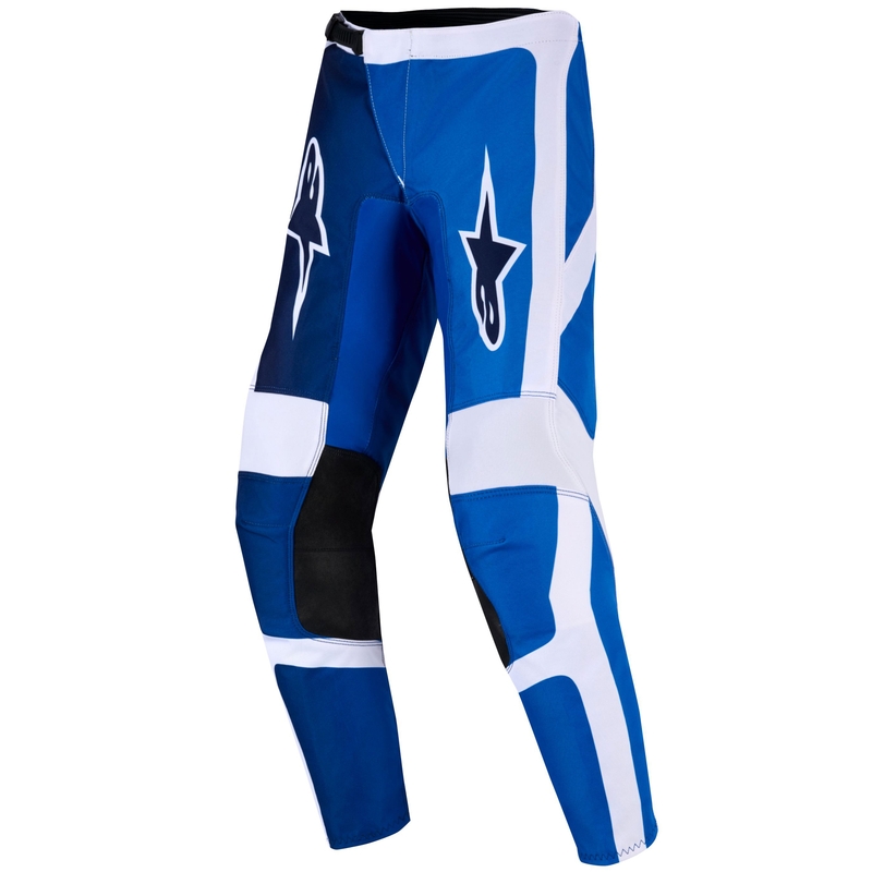Alpinestars Fluid Portl sini-valged laste motokrossipüksid